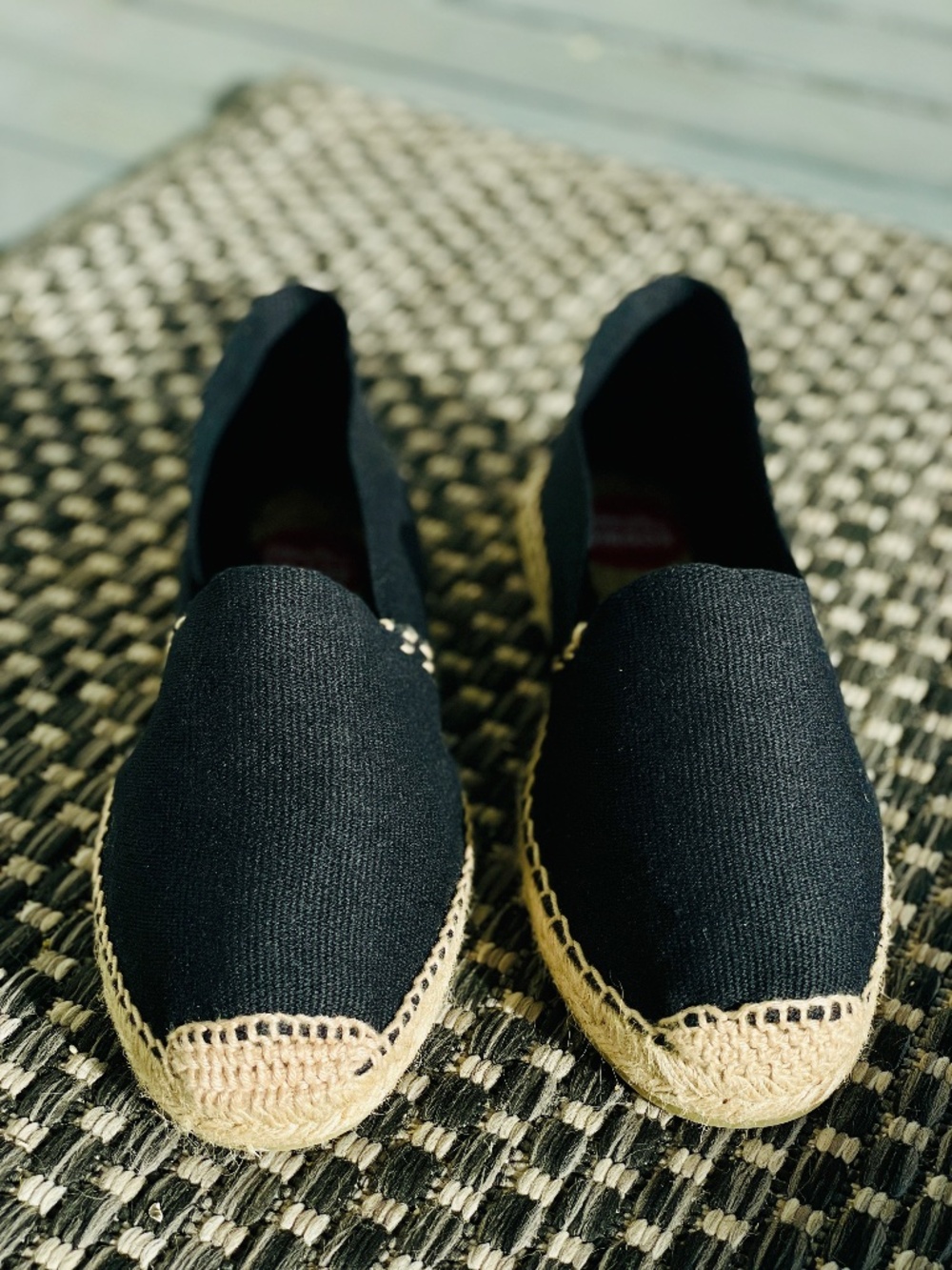 Black Espadrille Slip-On Women’s Shoe FROM SPAIN